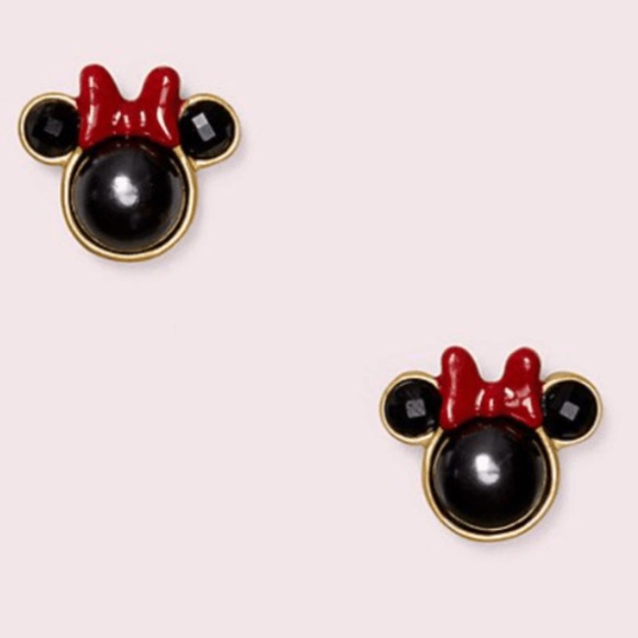 🆕 Kate Spade x Disney Minnie Mouse Stud Earrings - Picture 1 of 6